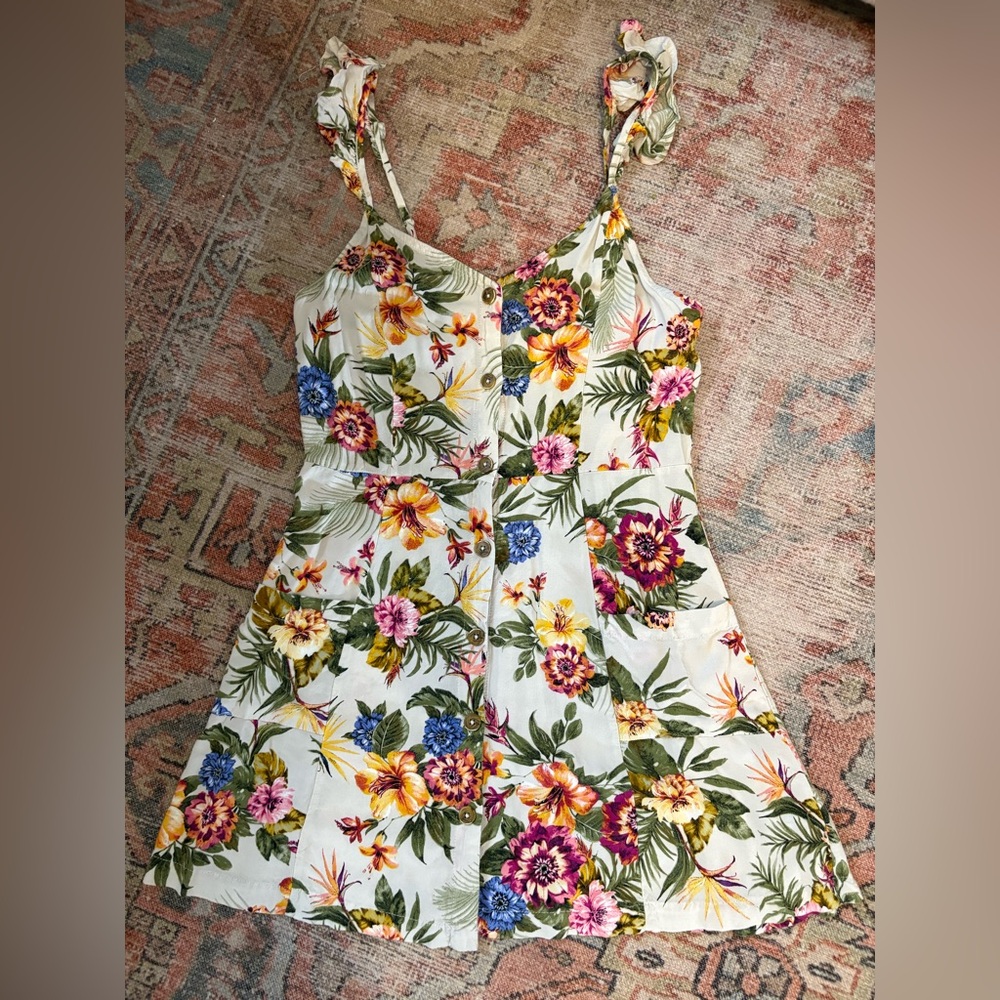 Floral Button-Down Sundress